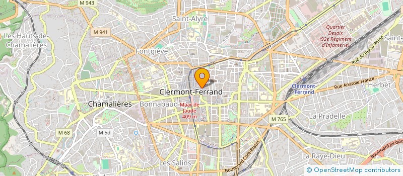 localisation de l'entreprise MONSIEUR MICHEL FAURE  CLERMONT-FERRAND