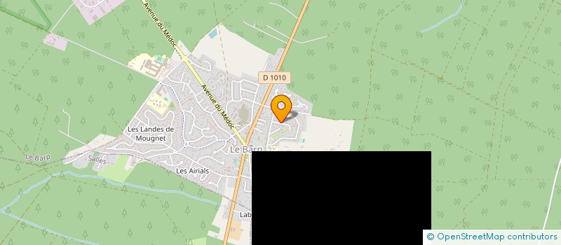 localisation de l'entreprise MONSIEUR MICHEL FAURE  LE BARP