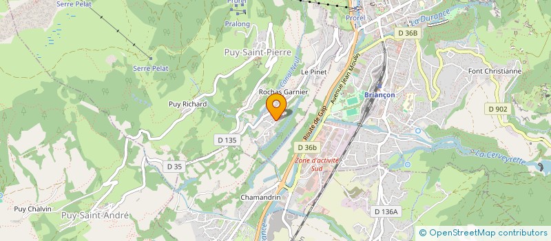 localisation de l'entreprise MONSIEUR MICHEL FAURE-GEORS  PUY-SAINT-PIERRE