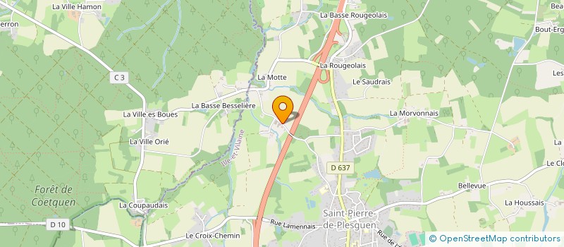 localisation de l'entreprise MONSIEUR MICHEL FAUVEL  MESNIL-ROC'H