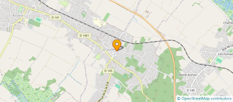 localisation de l'entreprise MONSIEUR MICHEL FAUVELAIS à ETAULES