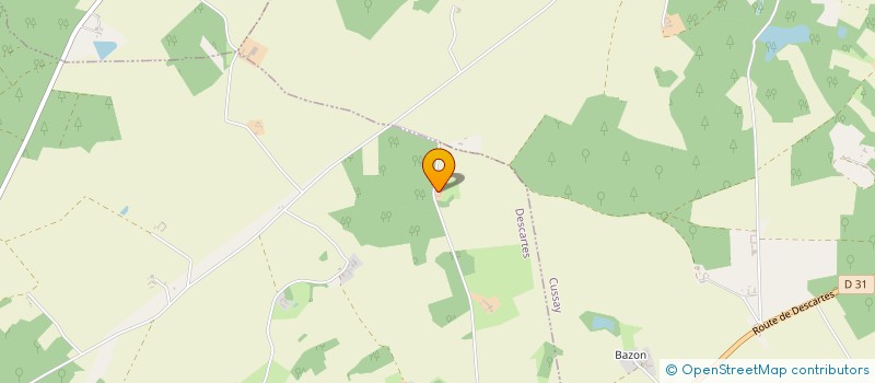 localisation de l'entreprise MONSIEUR MICHEL FAVRE  DESCARTES