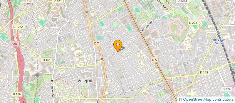 localisation de l'entreprise MONSIEUR MICHEL FAYOLLE à VITRY-SUR-SEINE