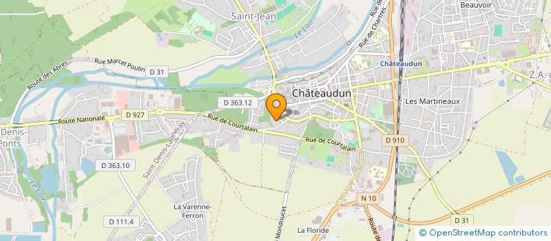 localisation de l'entreprise MONSIEUR MICHEL FEAUDIERE à CHATEAUDUN