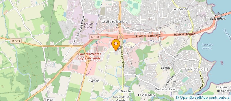 localisation de l'entreprise MONSIEUR MICHEL FELIN  PLEURTUIT