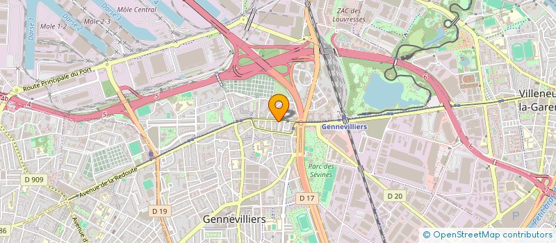localisation de l'entreprise MONSIEUR MICHEL FELIX à GENNEVILLIERS