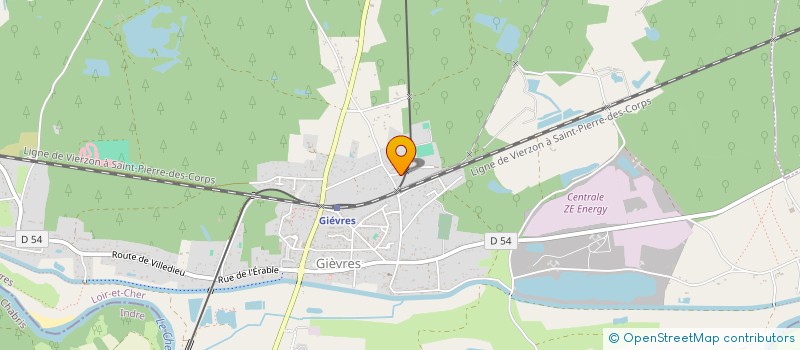 localisation de l'entreprise MONSIEUR MICHEL FELTEN  GIEVRES