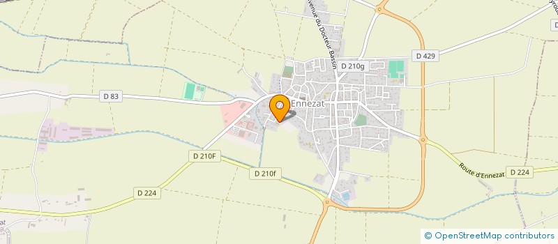 localisation de l'entreprise MONSIEUR MICHEL FEMINIER  ENNEZAT