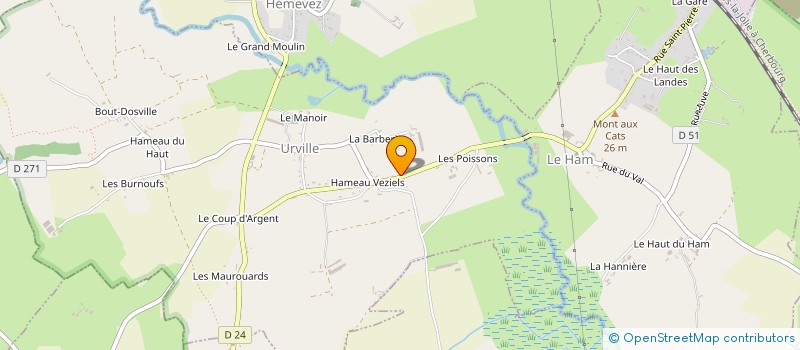 localisation de l'entreprise MONSIEUR MICHEL FENARD à URVILLE