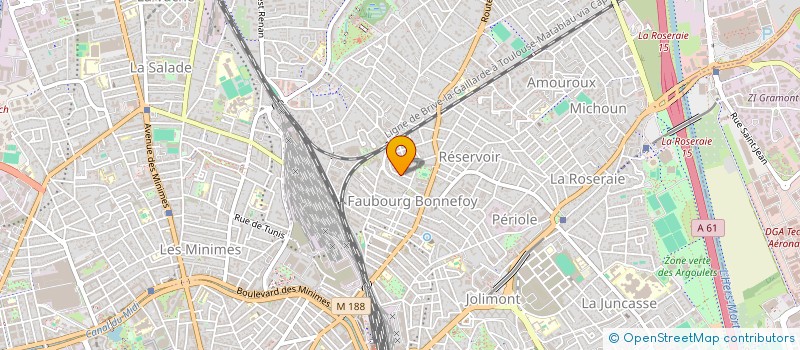 localisation de l'entreprise MONSIEUR MICHEL FENASSE à TOULOUSE