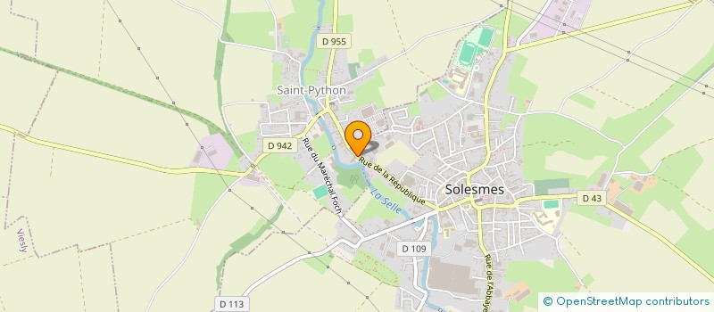 localisation de l'entreprise MONSIEUR MICHEL FENET  SAINT-PYTHON