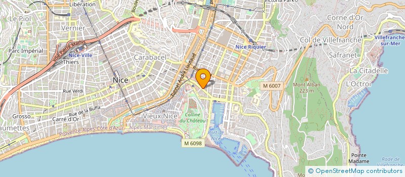 localisation de l'entreprise MONSIEUR MICHEL FERAL à NICE