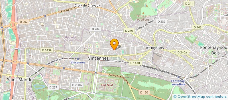 localisation de l'entreprise MONSIEUR MICHEL FERDJALLAH à VINCENNES