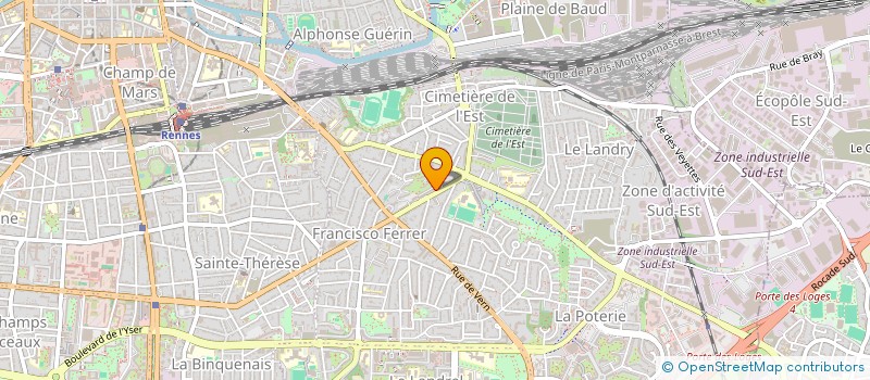 localisation de l'entreprise MONSIEUR MICHEL FEREC  RENNES