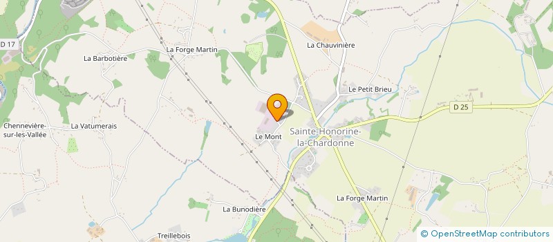 localisation de l'entreprise MONSIEUR MICHEL FERET à SAINTE-HONORINE-LA-CHARDONNE