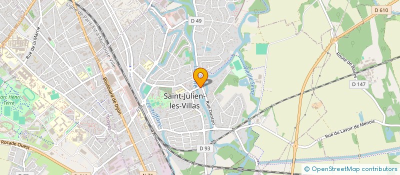 localisation de l'entreprise MONSIEUR MICHEL FERLET  BAR-SUR-SEINE