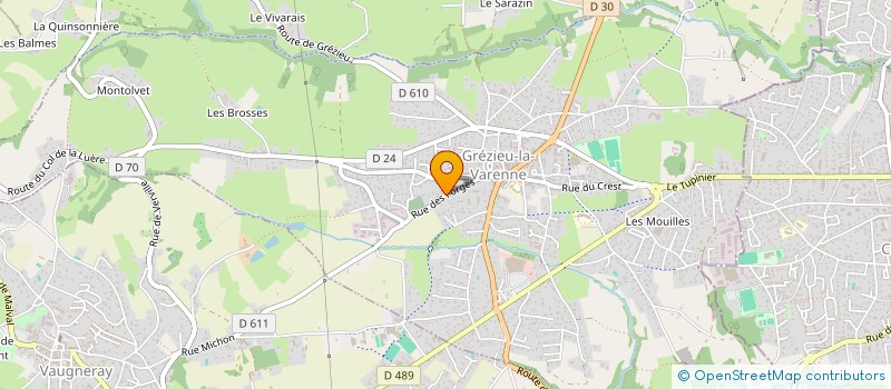 localisation de l'entreprise MONSIEUR MICHEL FERNANDEZ  GREZIEU-LA-VARENNE