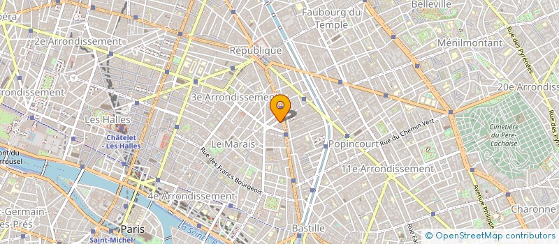 localisation de l'entreprise MONSIEUR MICHEL FERRAND à PARIS