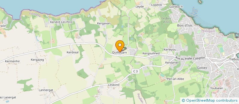 localisation de l'entreprise MONSIEUR MICHEL FERRAND  POULLAN-SUR-MER