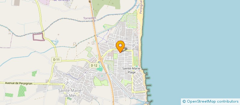 localisation de l'entreprise MONSIEUR MICHEL FERRANDON  SAINTE-MARIE-LA-MER