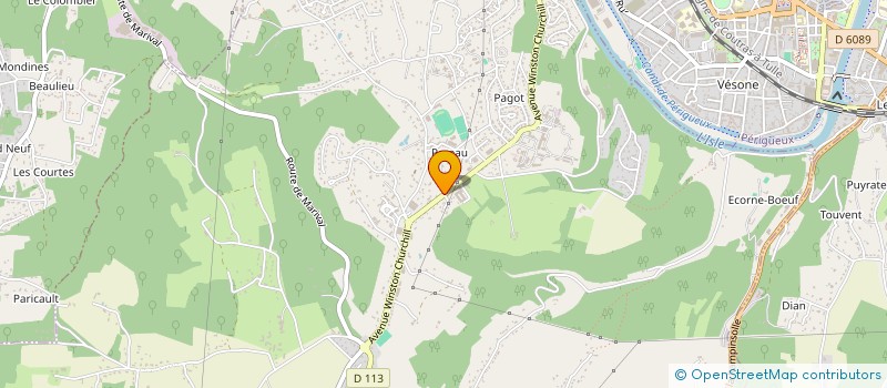 localisation de l'entreprise MONSIEUR MICHEL FERREIRA  COULOUNIEIX-CHAMIERS