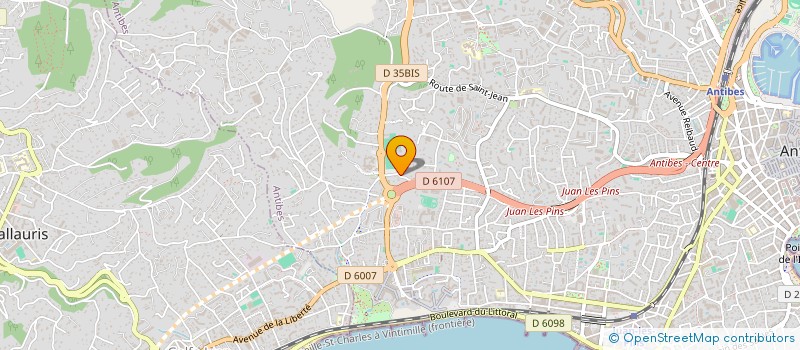 localisation de l'entreprise MONSIEUR MICHEL FERRER  ANTIBES