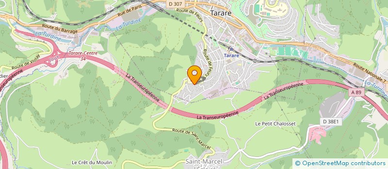 localisation de l'entreprise MONSIEUR MICHEL FERRET  TARARE