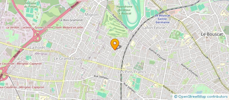 localisation de l'entreprise MONSIEUR MICHEL FERRIE-GAY  BORDEAUX