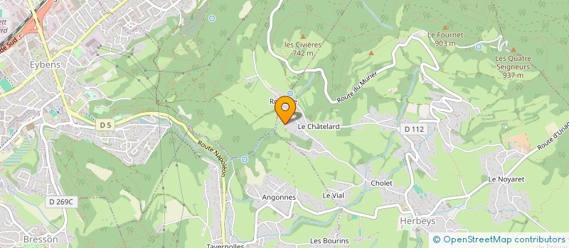 localisation de l'entreprise MONSIEUR MICHEL FERRIER à HERBEYS