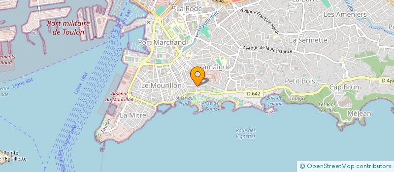 localisation de l'entreprise MONSIEUR MICHEL FERRIER  TOULON