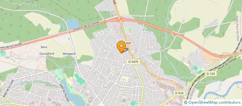 localisation de l'entreprise MONSIEUR MICHEL FERRIER  SAINT-PAUL-LES-DAX