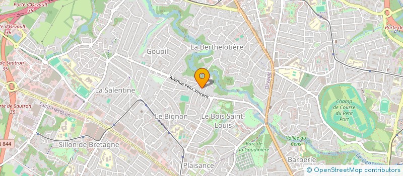 localisation de l'entreprise MONSIEUR MICHEL FERRY à ORVAULT