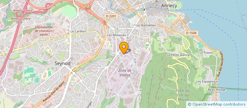localisation de l'entreprise MONSIEUR MICHEL FERT à ANNECY
