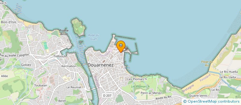localisation de l'entreprise MONSIEUR MICHEL FERTIL à DOUARNENEZ