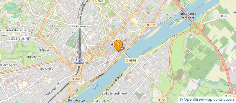 localisation de l'entreprise MONSIEUR MICHEL FESNEAU  BLOIS