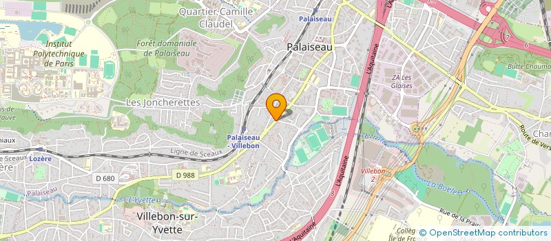 localisation de l'entreprise MONSIEUR MICHEL FESQUET  PALAISEAU