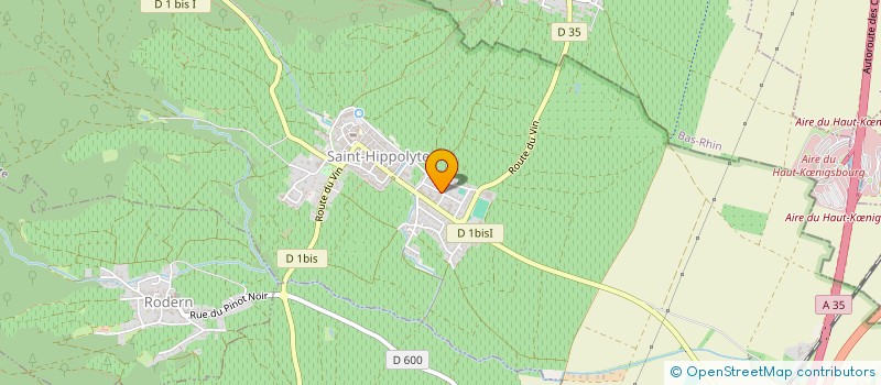 localisation de l'entreprise MONSIEUR MICHEL FESSLER  SAINT-HIPPOLYTE