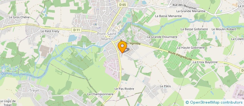 localisation de l'entreprise MONSIEUR MICHEL FIGUREAU  PONT-SAINT-MARTIN