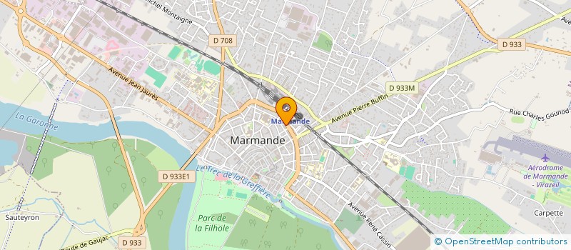 localisation de l'entreprise MONSIEUR MICHEL FILIP  MARMANDE