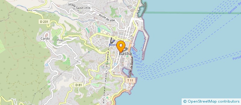 localisation de l'entreprise MONSIEUR MICHEL FILIPPI à BASTIA