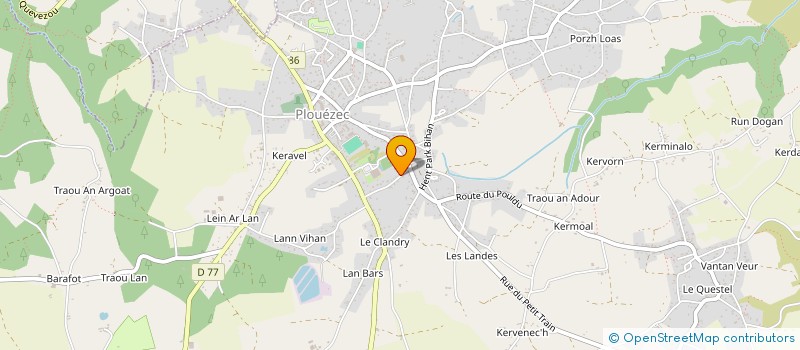 localisation de l'entreprise MONSIEUR MICHEL FLAGEUL à PLOUEZEC