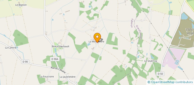 localisation de l'entreprise MONSIEUR MICHEL FLAIRE  FALLERON