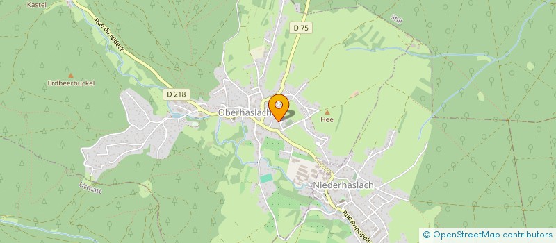 localisation de l'entreprise MONSIEUR MICHEL FLAMBARD  OBERHASLACH