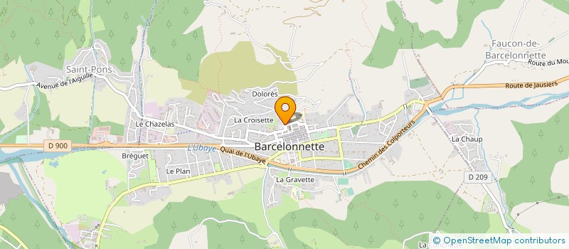 localisation de l'entreprise MONSIEUR MICHEL FLAVIANO à BARCELONNETTE
