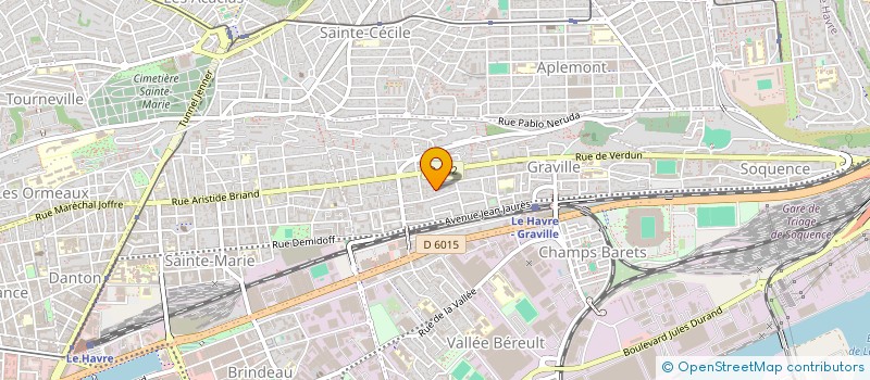 localisation de l'entreprise MONSIEUR MICHEL FLEURY  LE HAVRE