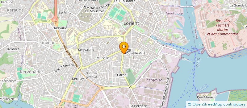 localisation de l'entreprise MONSIEUR MICHEL FLOURY  LORIENT