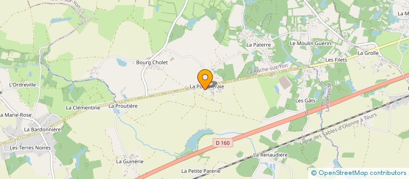 localisation de l'entreprise MONSIEUR MICHEL FLURY à SAINTE-FLAIVE-DES-LOUPS