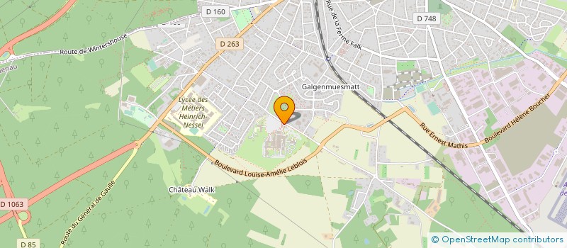 localisation de l'entreprise MONSIEUR MICHEL FOEGLE  HAGUENAU