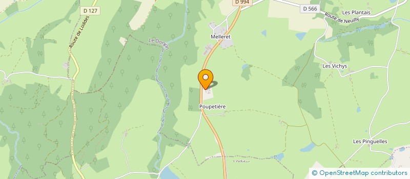 localisation de l'entreprise MONSIEUR MICHEL FONGARNAND  LE BOUCHAUD