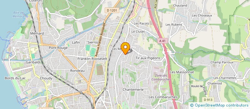 localisation de l'entreprise MONSIEUR MICHEL FONTAINE à AIX-LES-BAINS